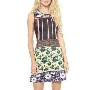 CLOVER CANYON Floral Collage Dress